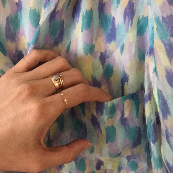 EQUIPMENT 100% Silk button down shirt Small - Picture 4 of 5